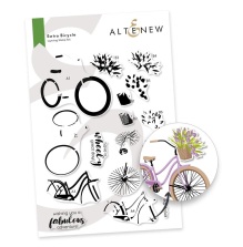 Altenew Clear Stamps 6X8 - Retro Bicycle