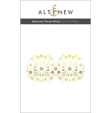 Altenew Hot Foil Plate - Delicate Floral Motif