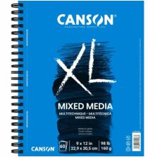 Canson XL Multi-Media Spiral Paper Pad 9X12 - 60 Sheets
