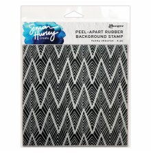 Simon Hurley create. Background Stamp 6X6 - Funky Chevron