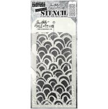 Tim Holtz Layered Stencil 4.125X8.5 - Brush Arch THS168