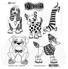 Dylusions Cling Stamps 8.5X7 - Puppy Dog Tales