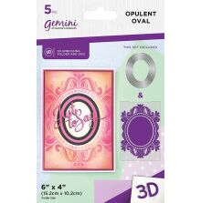 Gemini Frames 3D Embossing Folder and Nesting Dies - Opulent Oval