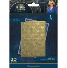 Sara Signature The Roaring 20s 3D Embossing Folder - Floral Deco