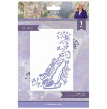 Sara Signature Once Upon a Time Embossing Folder - Glass Slippers
