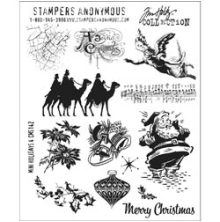 Tim Holtz Cling Stamps 7X8.5 - Mini Holidays 4 CMS142