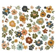Simple Stories Bits &amp; Pieces Die-Cuts 47/Pkg - Here + There Floral