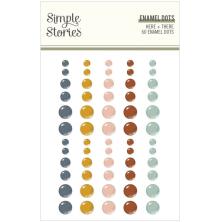 Simple Stories Enamel Dots 60/Pkg - Here + There
