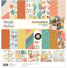 Simple Stories Collection Kit 12X12 - Boho Sunshine