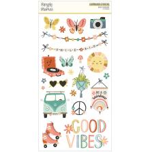 Simple Stories Chipboard Stickers 6X12 - Boho Sunshine