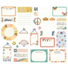 Simple Stories Bits &amp; Pieces Die-Cuts 27/Pkg - Boho Sunshine Journal