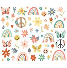 Simple Stories Bits &amp; Pieces Die-Cuts 57/Pkg - Boho Sunshine Floral