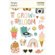 Simple Stories Sticker Book 4X6 12/Pkg - Boho Sunshine