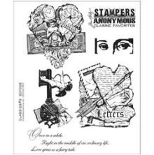 Tim Holtz Cling Stamps 7X8.5 - Classics #8 SCF008