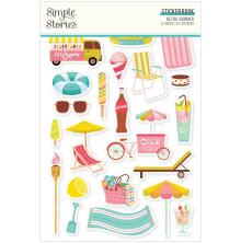 Simple Stories Sticker Book 4X6 12/Pkg - Retro Summer