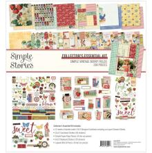 Simple Stories Collectors Essential Kit 12X12 - SV Berry Fields