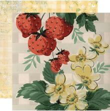 Simple Stories SV Berry Fields Cardstock 12X12 - Farmers Market