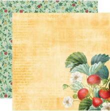 Simple Stories SV Berry Fields Cardstock 12X12 - Garden Fresh