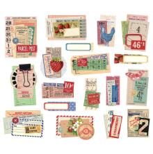 Simple Stories Bits &amp; Pieces Die-Cuts 18/Pkg - SV Berry Fields  Layered