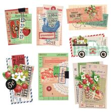 Simple Stories Chipboard Clusters 15/Pkg - SV Berry Fields