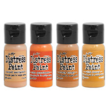 Tim Holtz Distress Paint Flip Top Kit 29ml 4/Pkg - Set 2