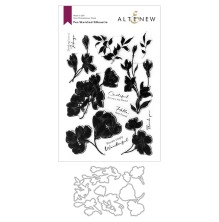 Altenew Clear Stamps 6X8 &amp; Die Bundle - Pen Sketched Silhouette