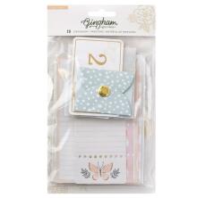 Crate Paper Stationery Pack 20/Pkg - Gingham Garden