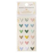 Maggie Holmes Mini Puffy Stickers 36/Pkg - Woodland Grove