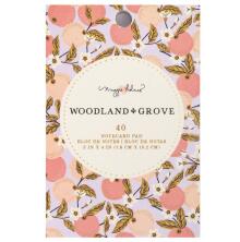 Maggie Holmes Card Pad 3X4 40/Pkg - Woodland Grove Journaling