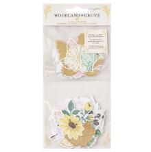 Maggie Holmes Ephemera Die-Cuts 45/Pkg - Woodland Grove Floral