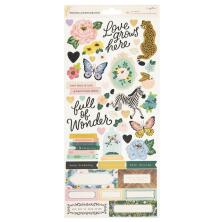 Maggie Holmes Cardstock Stickers 6X12 - Woodland Grove