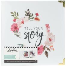 Heidi Swapp Storyline2 D-Ring Album 8.5X11 - White Floral