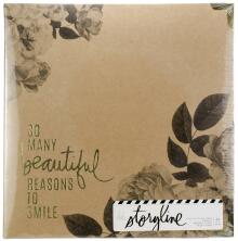 Heidi Swapp Storyline2 D-Ring Album 8.5X11 - Floral