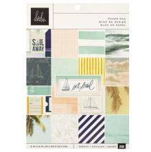 Heidi Swapp Single-Sided Paper Pad 6X8 - Set Sail