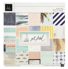 Heidi Swapp Single-Sided Paper Pad 12X12 - Set Sail