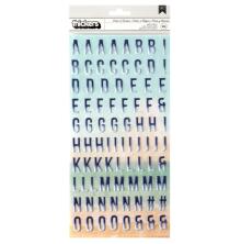 Heidi Swapp Set Sail Thickers Stickers 5.5X11 - Alphabet