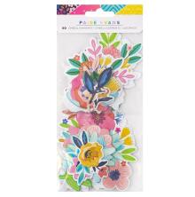 Paige Evans Ephemera Die-Cuts 50/Pkg - Blooming Wild Floral