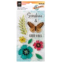 Vicki Boutin Clear Stamps 12/Pkg - Where To Next Good Vibes