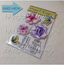 hnglar &amp; Wings Clear Stamps - Anemoner