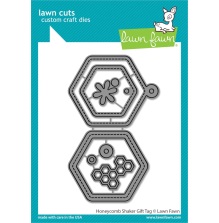 Lawn Fawn Dies - Honeycomb Shaker Gift Tag LF2926