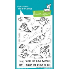 Lawn Fawn Clear Stamps 4X6 - Just Plane Awesome LF3130