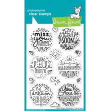 Lawn Fawn Clear Stamps 4X6 - More Magic Messages LF3134