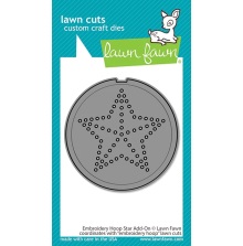 Lawn Fawn Dies - Embroidery Hoop Star Add-On LF3141