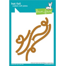 Lawn Fawn Hot Foil Plates - Stitched trails LF3143