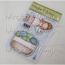 hnglar &amp; Wings Clear Stamps - En Avig, En rt