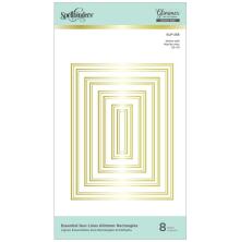 Spellbinders Hot Foil Plate - Glimmer Rectangles