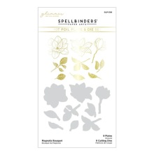 Spellbinders Hot Foil Plate &amp; Die Set - Magnolia Bouquet