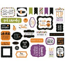 Echo Park Halloween Magic Cardstock Die-Cuts 33/Pkg - Ephemera