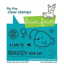 Lawn Fawn Clear Stamps 2X3 - Anglerfish Flip Flop LF2010