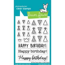Lawn Fawn Clear Stamps 3X4 - All the Party Hats LF2872